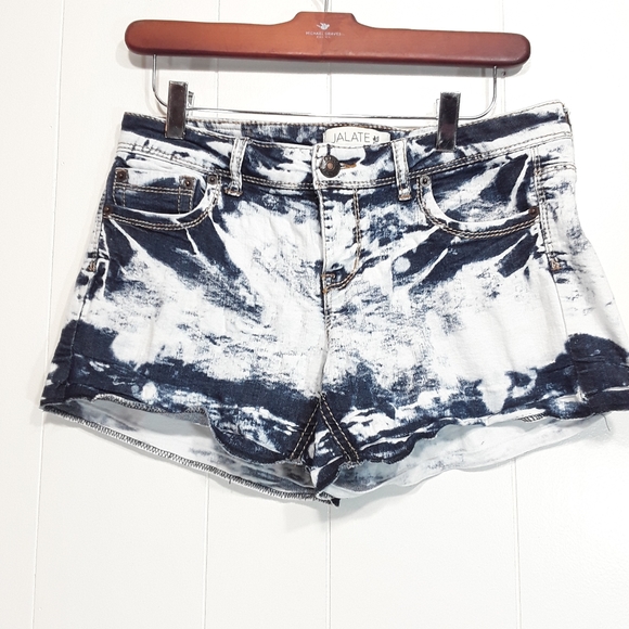 Jalate stonewash denim shorts size 7 - Picture 1 of 8